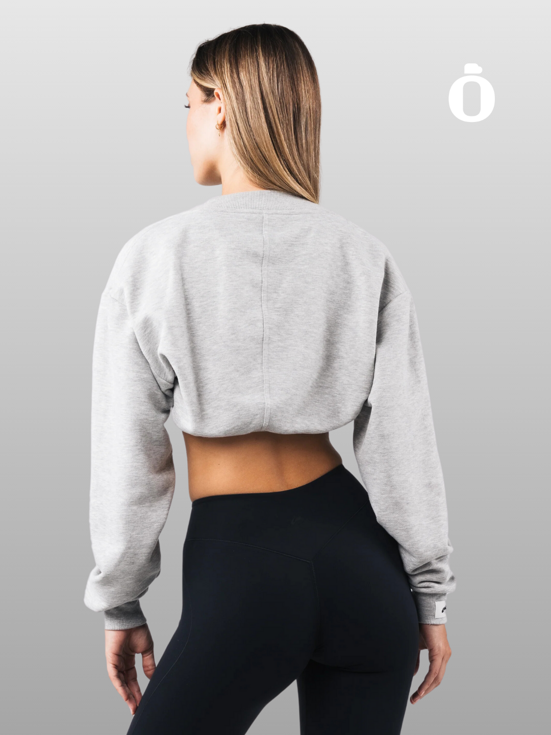 Alphalete | Overlay Shrug | Heather Cloud