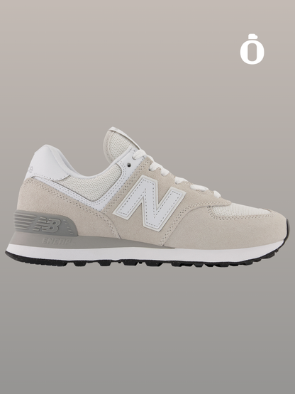 New Balance | 574 | Women | White/Nimbus Cloud