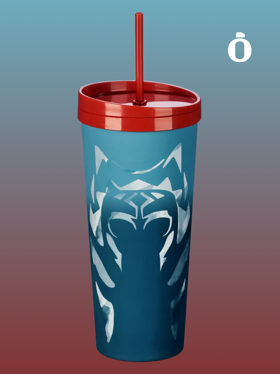 StarWars Ahsoka Color Changing Stainless Steel Travel Tumbler with Straw by Ashley Eckstein – 45 oz