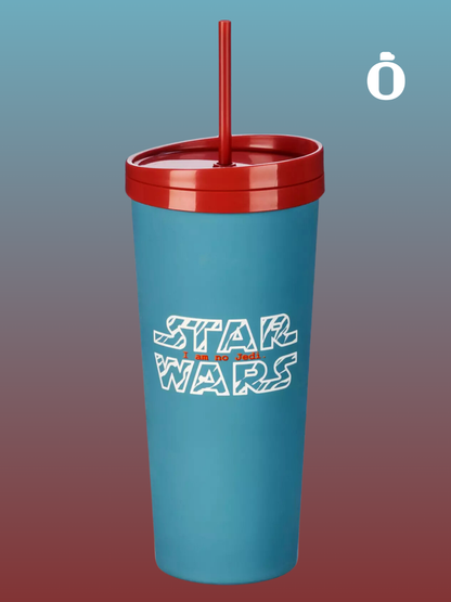 StarWars Ahsoka Color Changing Stainless Steel Travel Tumbler with Straw by Ashley Eckstein – 45 oz