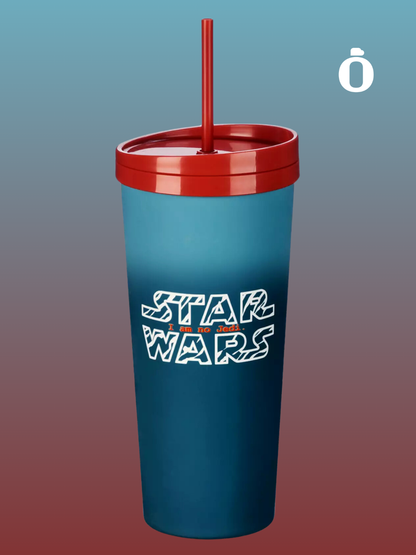 StarWars Ahsoka Color Changing Stainless Steel Travel Tumbler with Straw by Ashley Eckstein – 45 oz