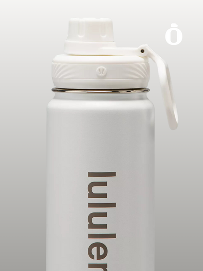 Lululemon | Back to life Sports Bottle | 24 Oz | White