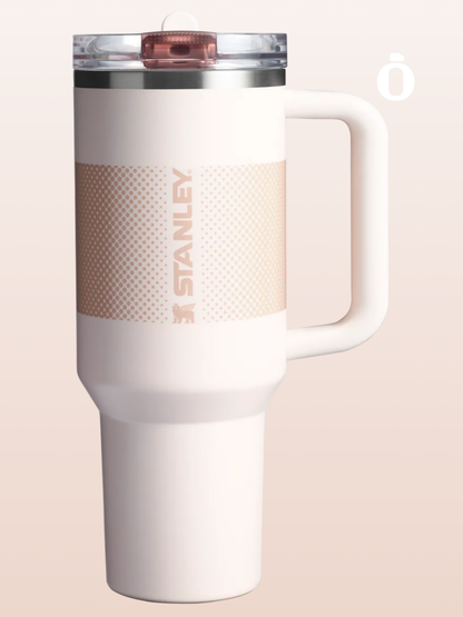 Stanley The Quencher ProTour Flip Straw Tumbler | 40 Oz | Rose Quartz Fade