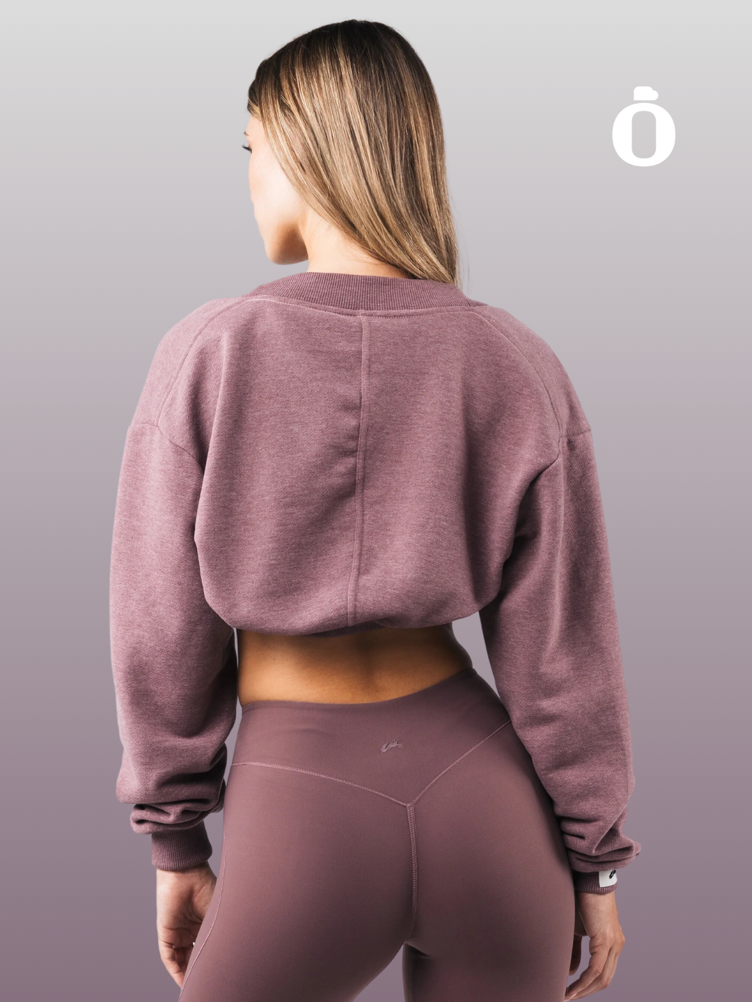 Alphalete | Overlay Shrug | Heather Sugar