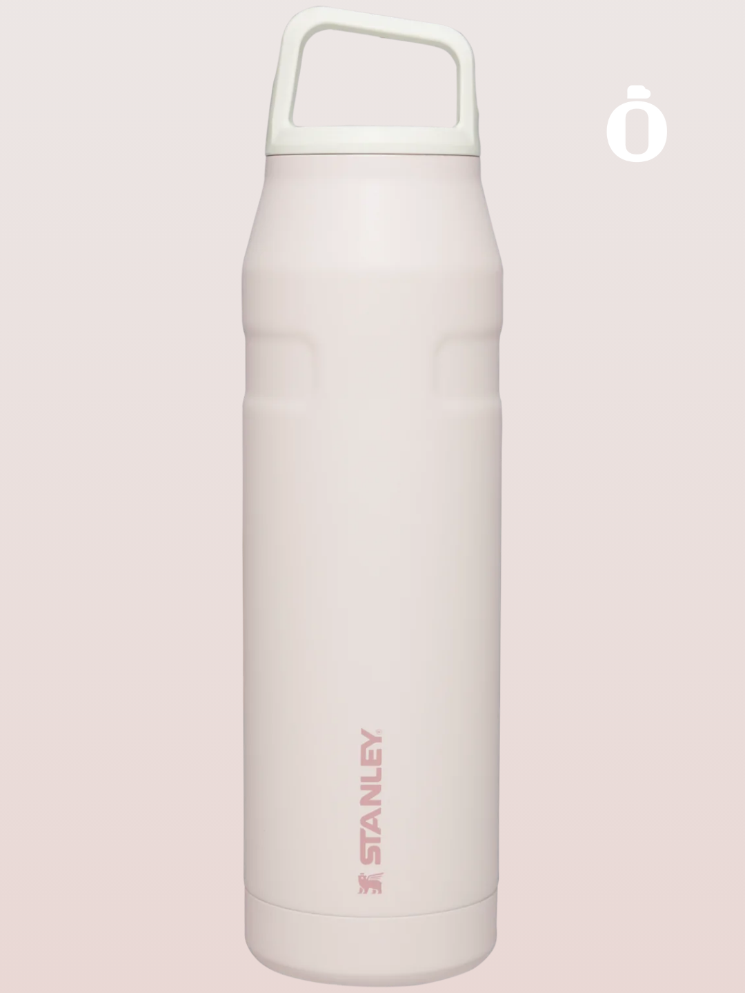 Stanley The Iceflow With Cap and Carry+ Lid | 36 Oz | Rose Quartz Glimmer