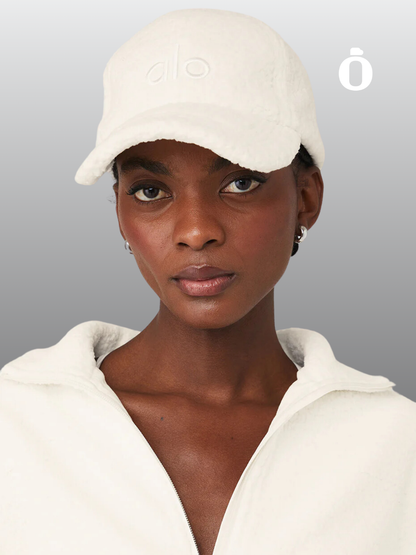 Alo | Micro Sherpa Off-Duty Cap | Ivory