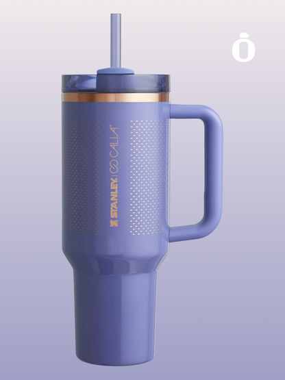 *Limited Edition* Stanley x CALIA Quencher H2.0 FlowState Tumbler | 40 Oz | Skipper Blue