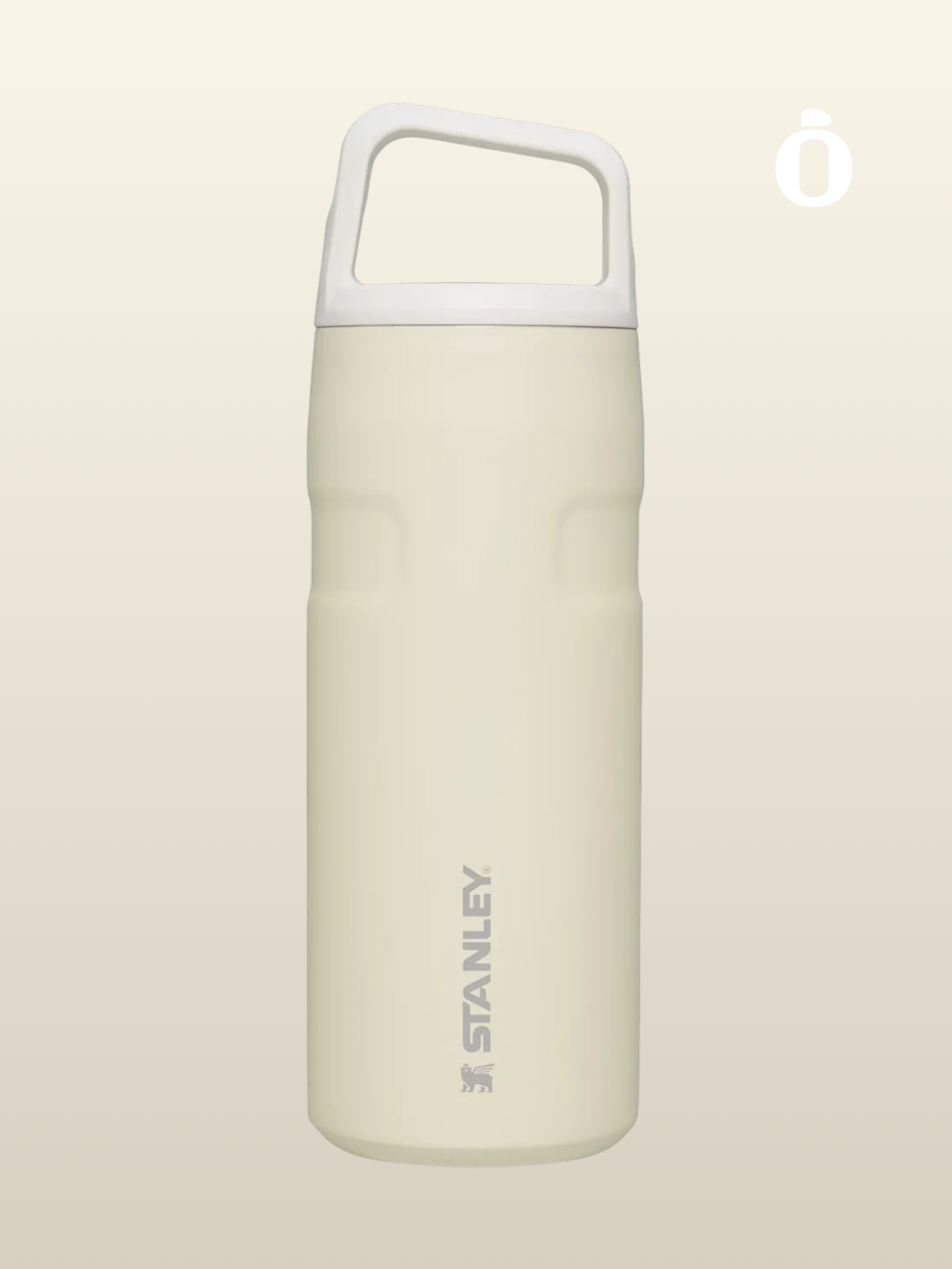 Stanley The Iceflow With Cap and Carry+ Lid | 16 Oz | Cream Glimmer