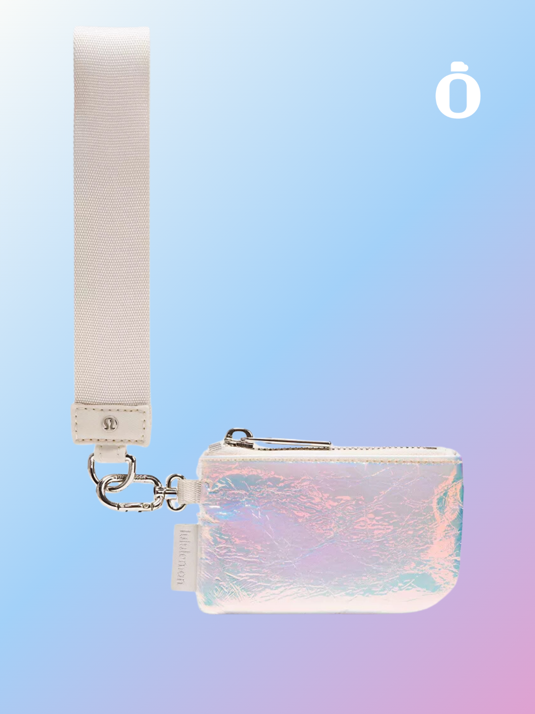 Lululemon | Dual Pouch Wristlet Iridescent | Iridescent/Bone