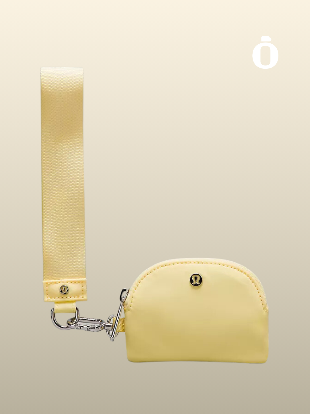 Lululemon | Dual Pouch Wristlet | Swirl Yellow/Wisp Yellow