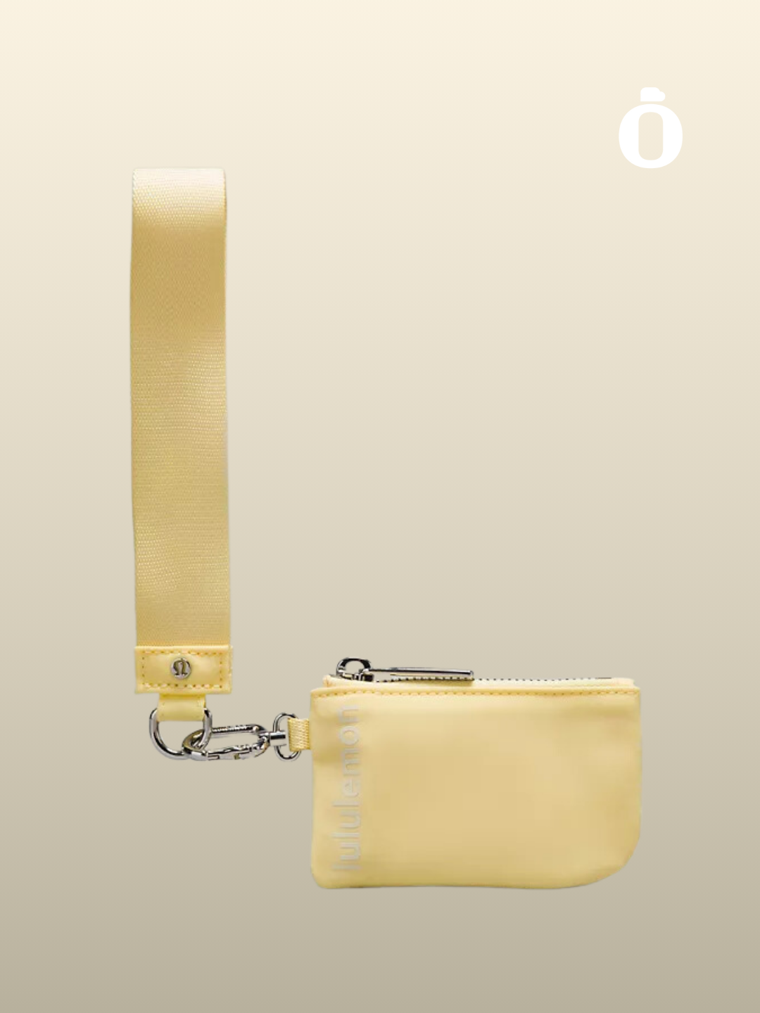 Lululemon | Dual Pouch Wristlet | Swirl Yellow/Wisp Yellow