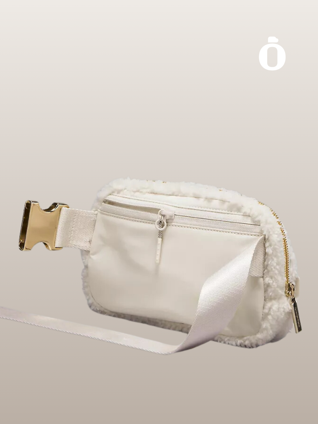 Lululemon | Everywhere Belt Bag 1L Fleece | White Opal/Gold