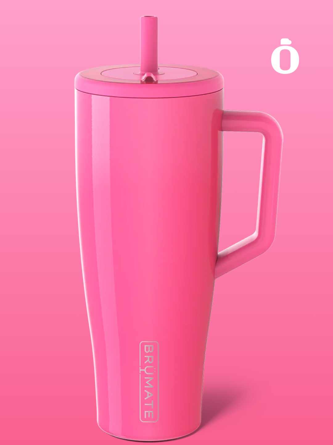 BrüMate Era Straw Tumbler | 40 OZ | Neon Pink