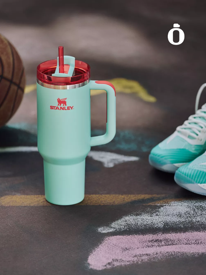 *Limited Edition Stanley x Moolah The Quencher H2.0 Flowstate Tumbler | 40 Oz | Turquoise