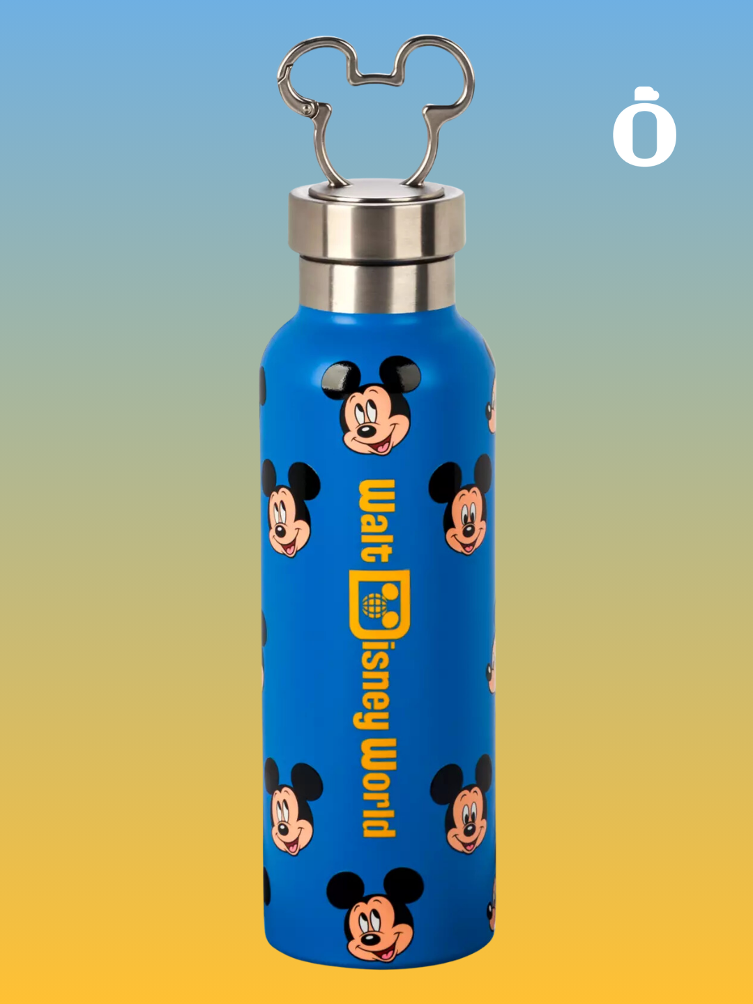 W. D. W. M. Mouse Stainless Steel Water Bottle - 19 oz Blue