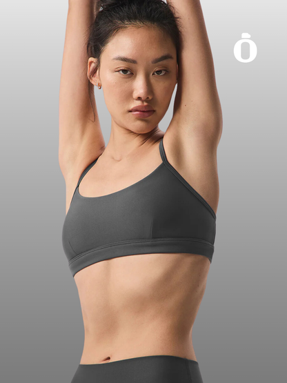 Alo | Airlift Intrigue Bra | Anthracite