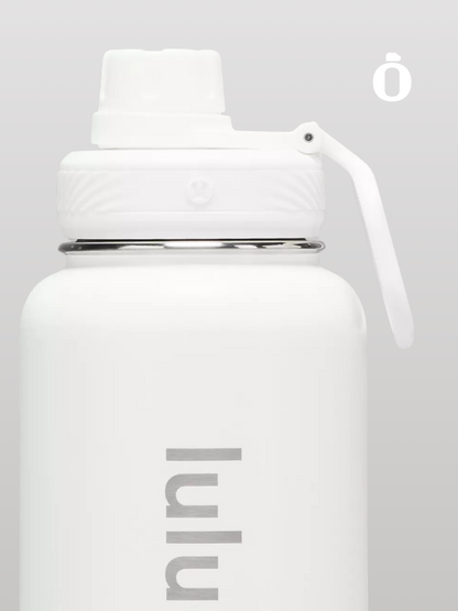 Lululemon | Back to life Sports Bottle | 32 Oz | White