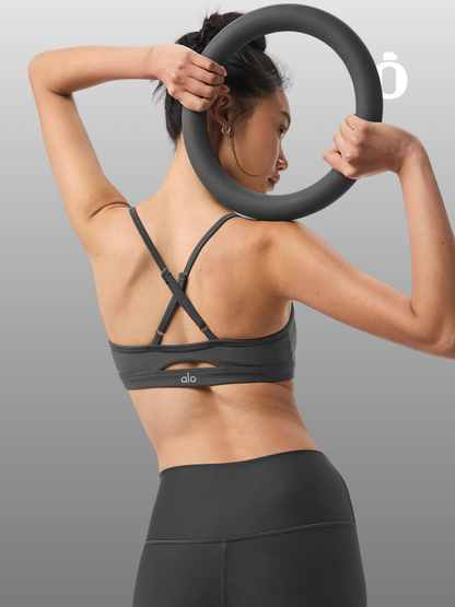 Alo | Airlift Intrigue Bra | Anthracite