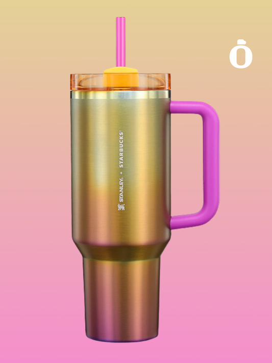 *Limited Edition* Stanley x Starbucks Quencher H2.0 Flowstate Tumbler | 40 Oz | Summer Sunset Gradient