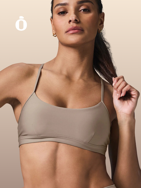 Alo | Airlift Intrigue Bra | Gravel