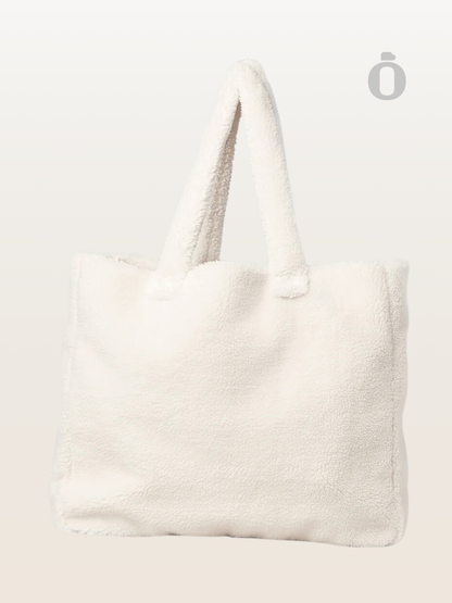 Alo | Foxy Sherpa Tote | Ivory