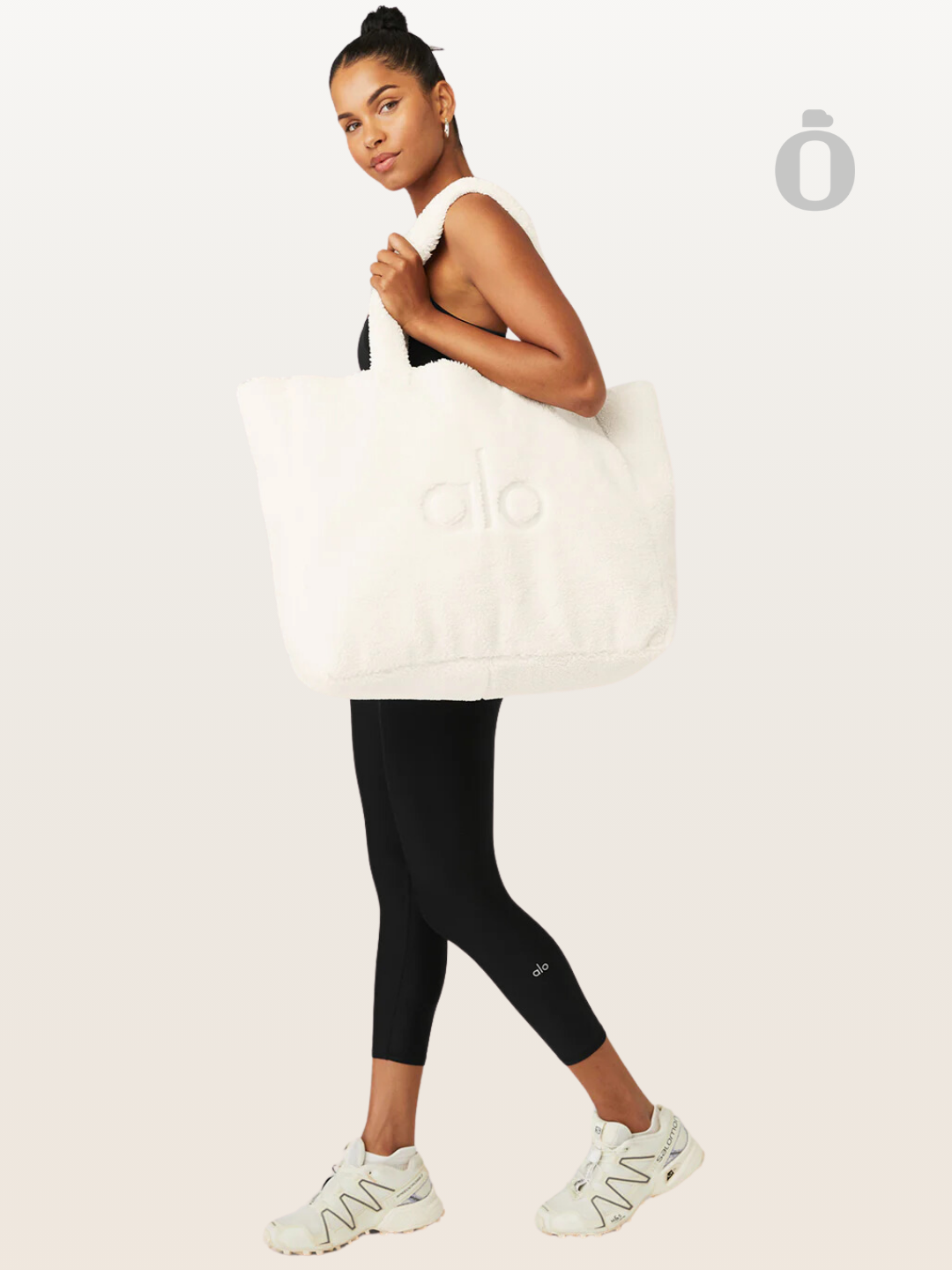 Alo | Foxy Sherpa Tote | Ivory