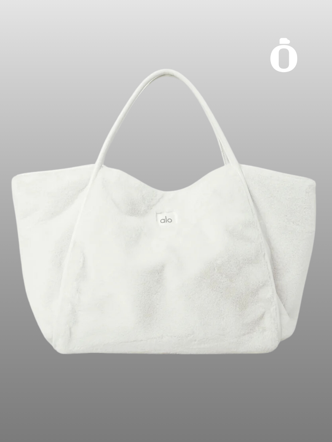 Alo | Faux Fur Tote Bag | Ivory