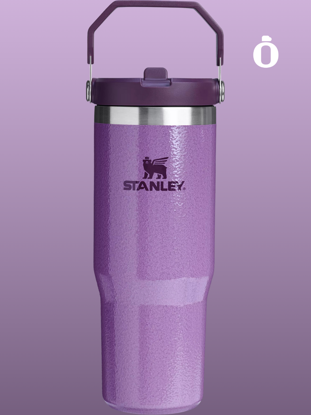 Stanley The Iceflow Flip Straw Tumbler Hammertone Homecoming Collection | 30 Oz | Hammertone Lilac