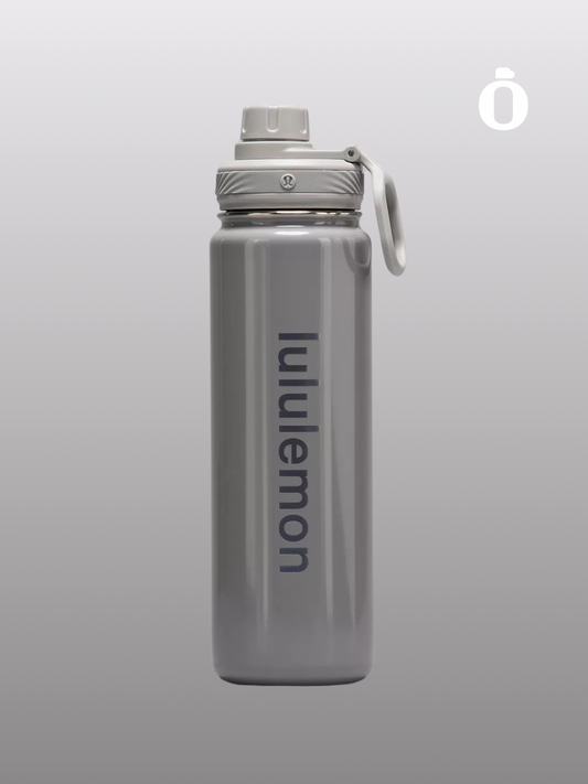 Lululemon | Back to life Sports Bottle | Shine | 24 Oz | Silver Drop