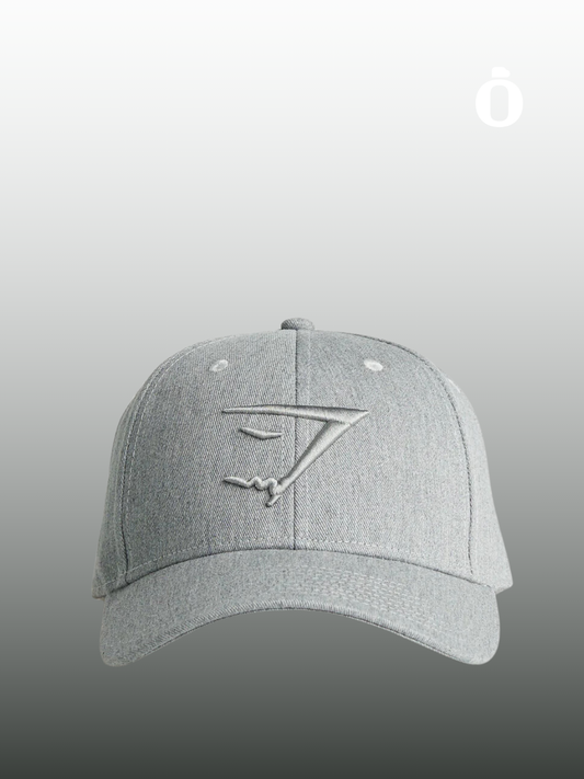 Gymshark | Sharkhead Cap | Light Grey Core Marl