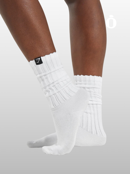 Gymshark | Comfy Rest Day Socks | White