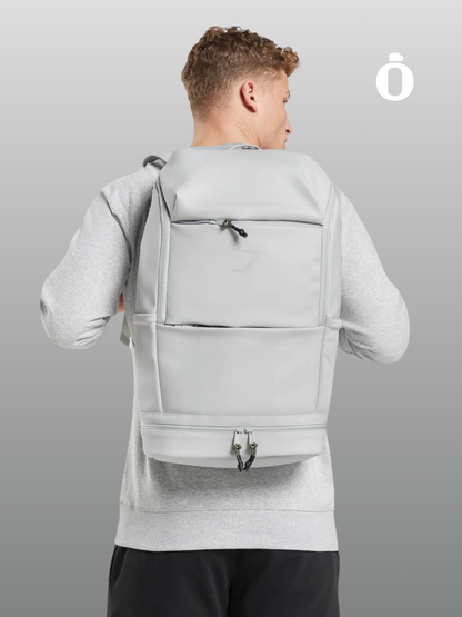 Gymshark | Sleek Backpack | Light Grey