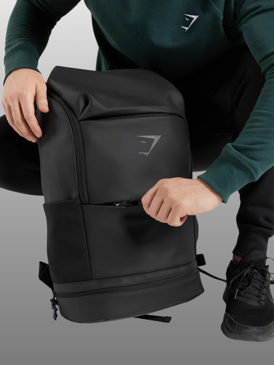 Gymshark | Sleek Backpack | Black