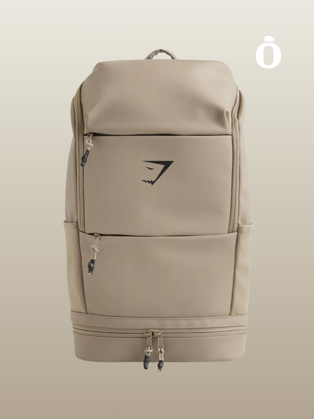 Gymshark | Sleek Backpack | Cement Brown