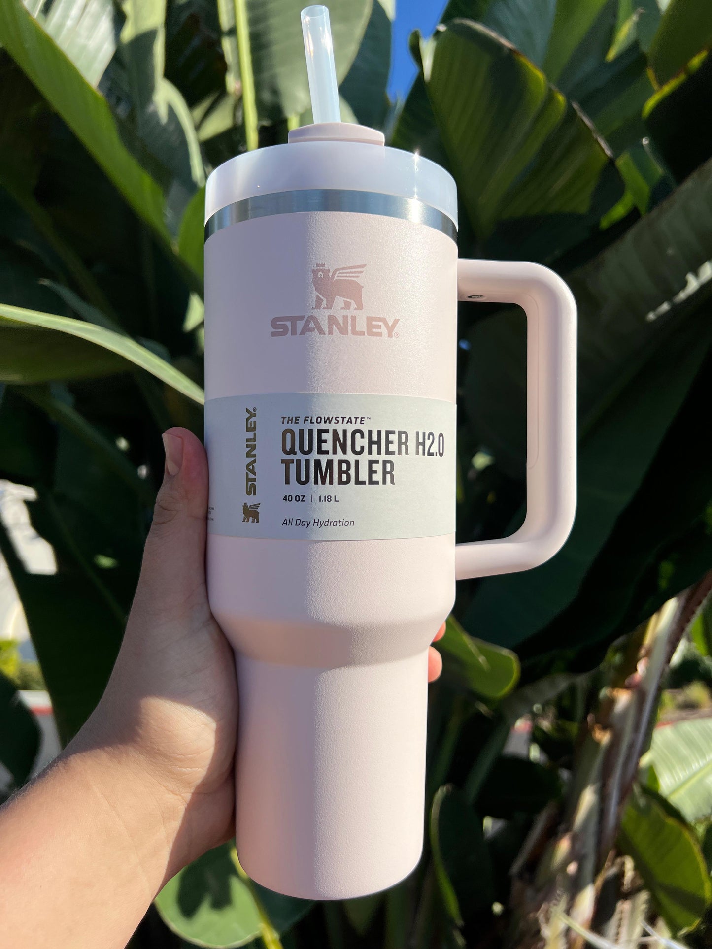 Stanley The Quencher H2.0 Flowstate Tumbler | 40 Oz | Rose Quartz 2.0