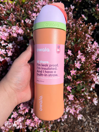 Owala Freesip | 24 Oz | Neon Punch