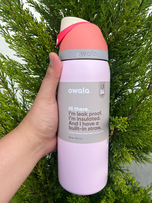 Owala Freesip | 32 Oz | Peachy Rose